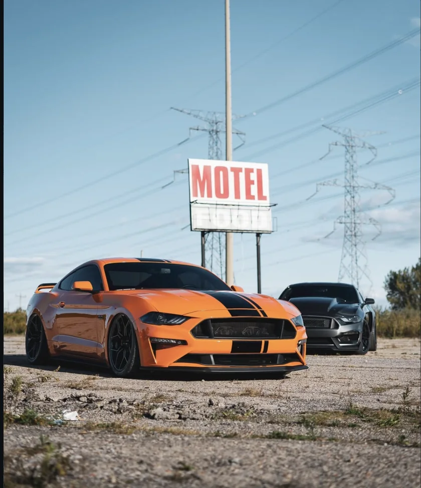 Ford Mustang work visual supplied by Alan Rambam.